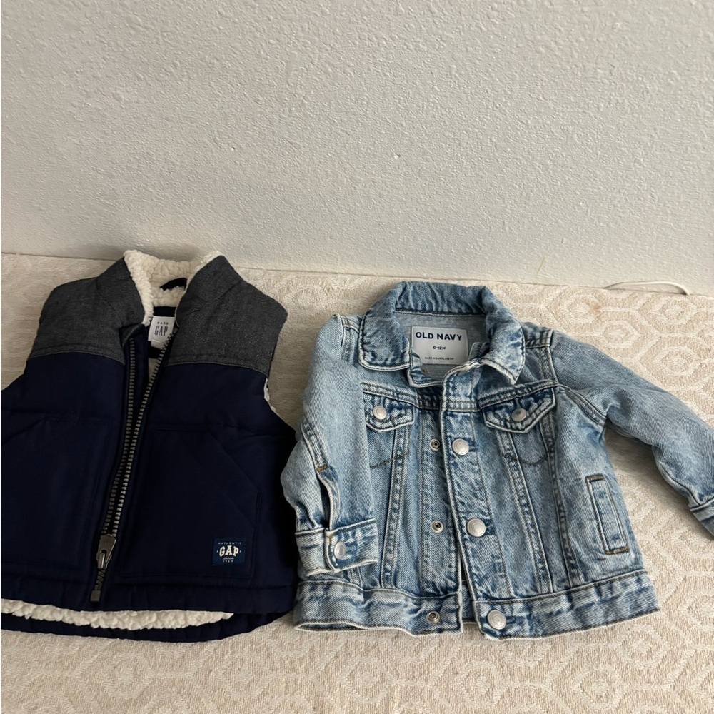 GAP Vest and denim jacket bundle for Kids